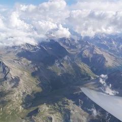 Flugwegposition um 15:02:28: Aufgenommen in der Nähe von Département Hautes-Alpes, Frankreich in 4306 Meter